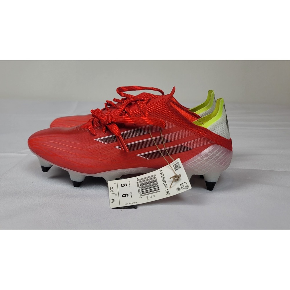 ADIDAS X SPEEDFLOW .1 SG Soccer Cleats Mens 5 Womens 6.5  Red Core FY3355 NWOB
